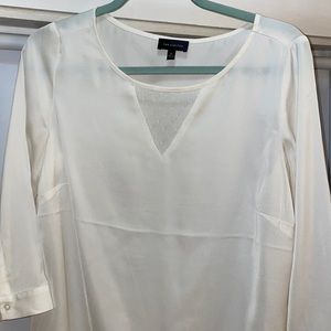 The Limited size M silky white blouse